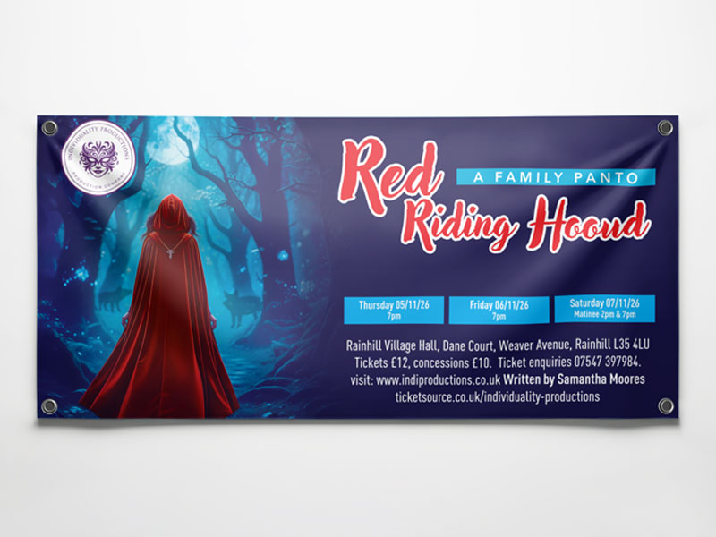 red riding hood banner
